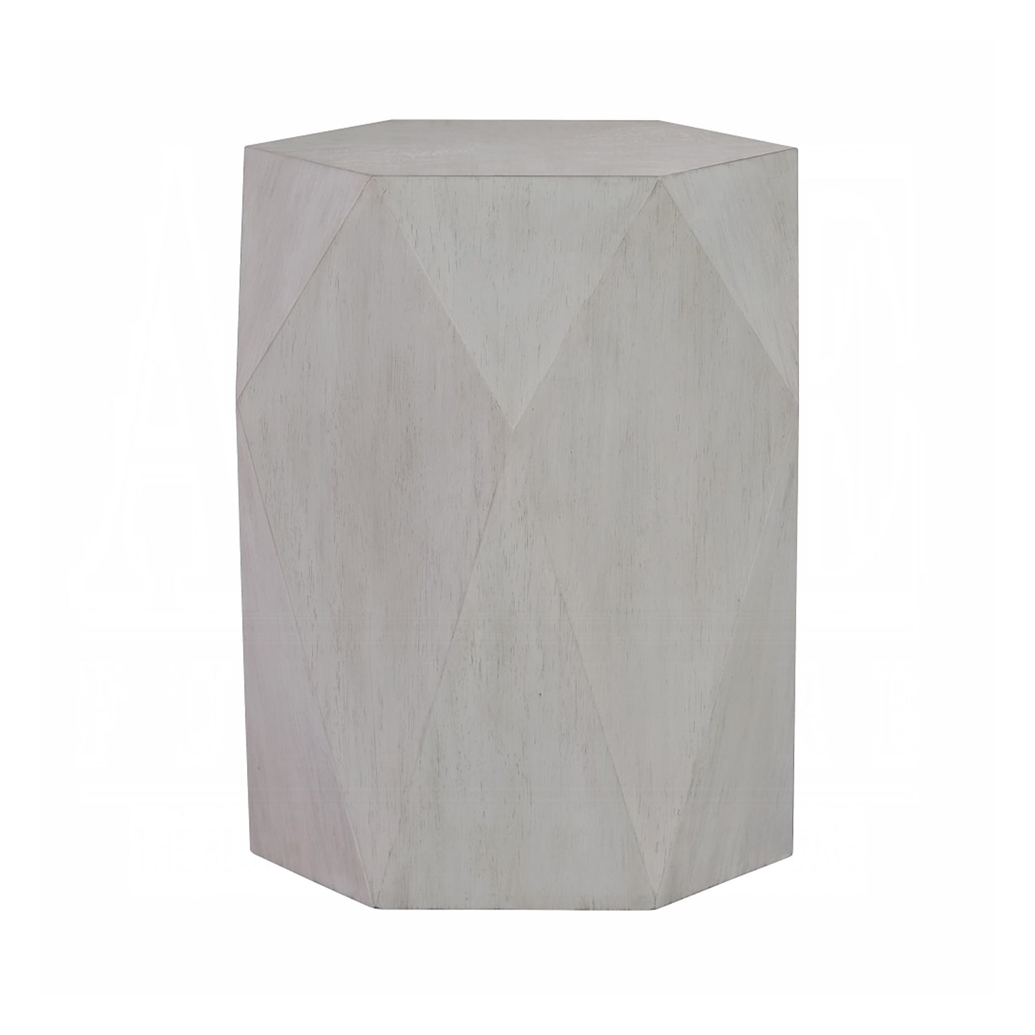 Wooden End Table with Diamond Shape