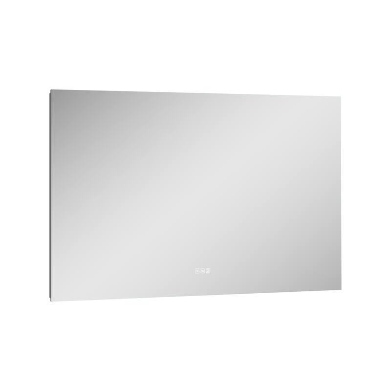 Wall Mounted Back Light Bathroom Frameless LED Mirror With Anti- Fog And Memory Function