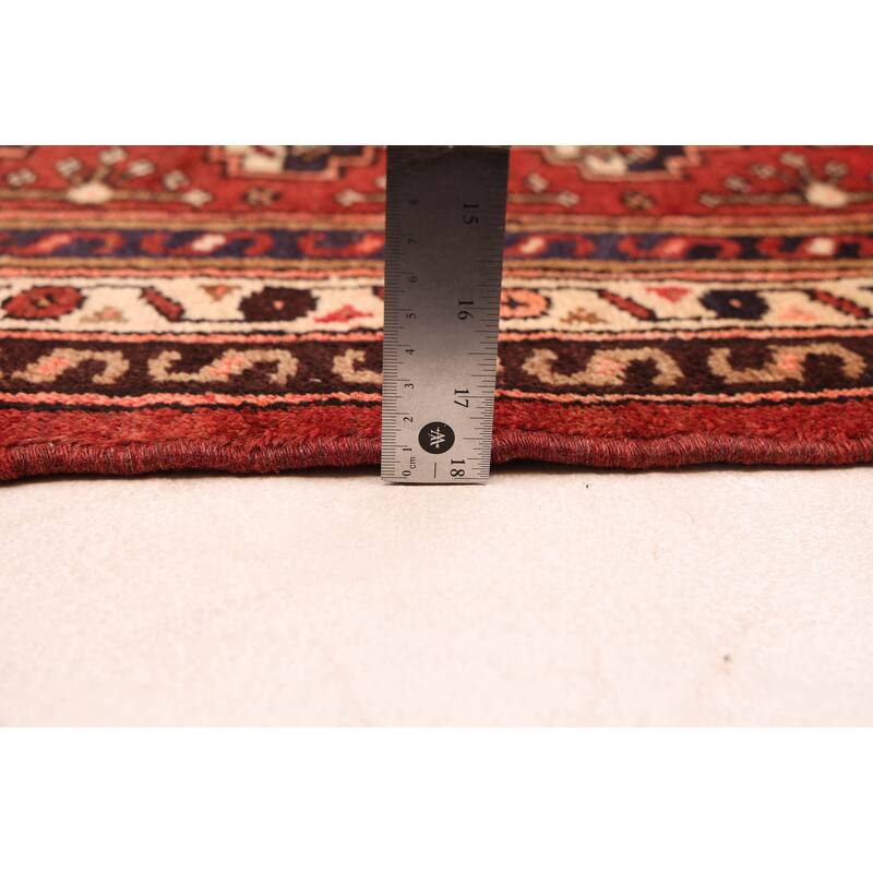 ECARPETGALLERY Hand-knotted Anadol Dark Red Wool Rug - 3'6 x 5'8