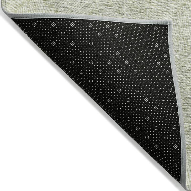 HomeRoots Floral Transitional Rectangle Outdoor Rug