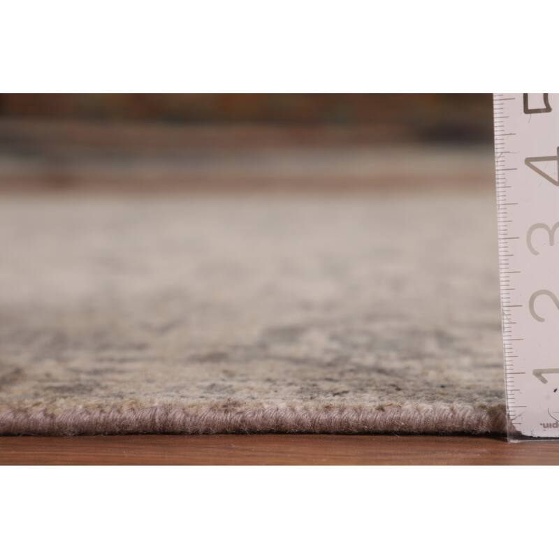 Heriz Serapi Indian Area Rug Handmade Living Room Wool Carpet - 7'9"x 9'9"