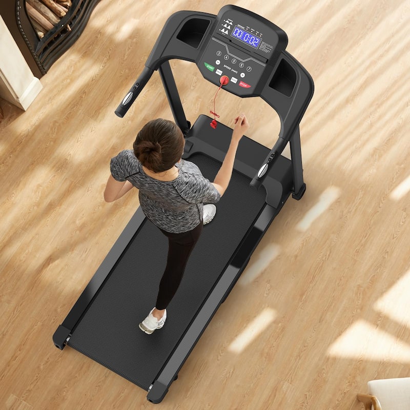 Home Gym Foldable Treadmill, 2.5HP Electric Treadmill, Max 265 LBS Weight Treadmill for Running Walking Jogging