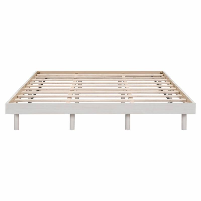 Contemporary Floating Platform Bed Frame