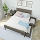 preview thumbnail 6 of 16, Max and Lily Queen-Size Bed with Panel Headboard and Storage Drawers