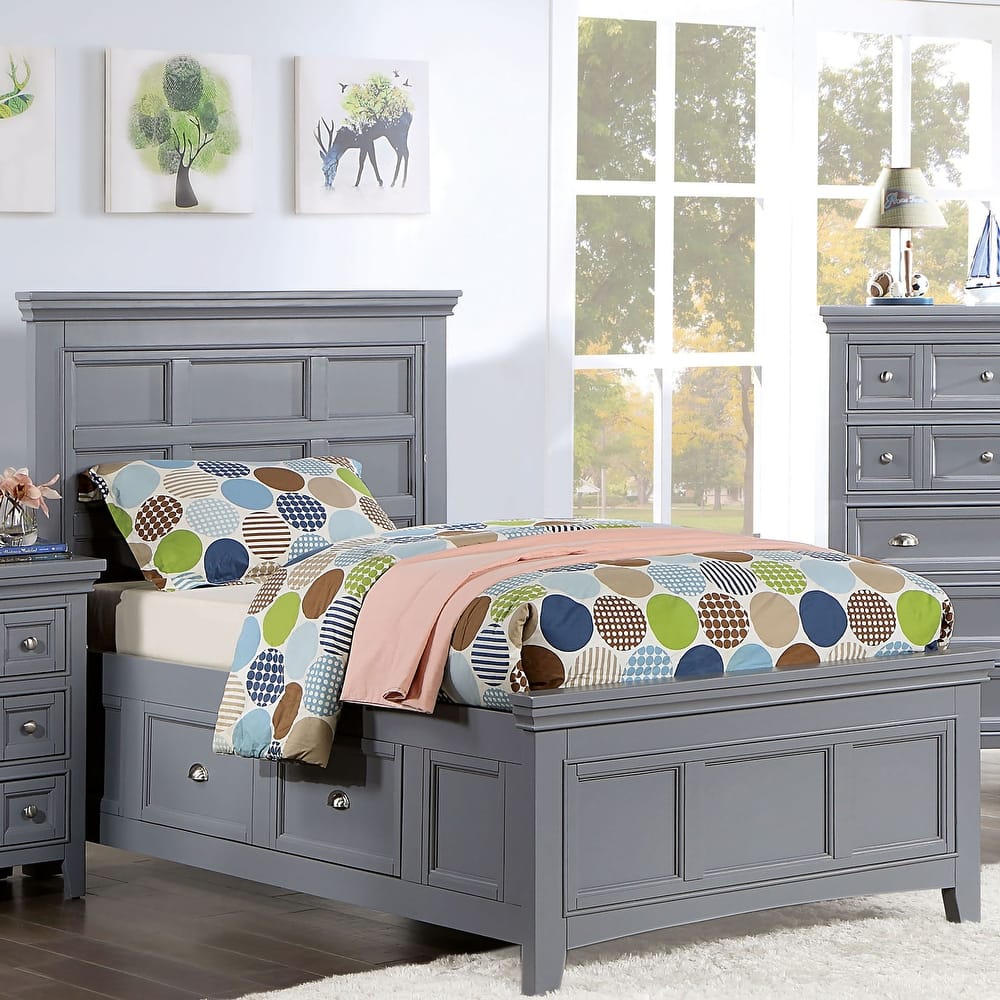 Saer Transitional 4-Drawer Twin Platform Bed by Furniture of America