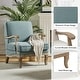 preview thumbnail 13 of 32, Rinaldo Farmhouse Polyester Armchair with Comfortable Backrest and Cushion by HULALA HOME