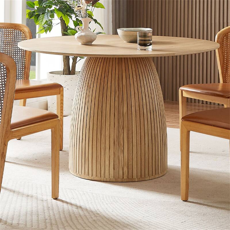 47.24" Modern Wood Dining Table for Leisure