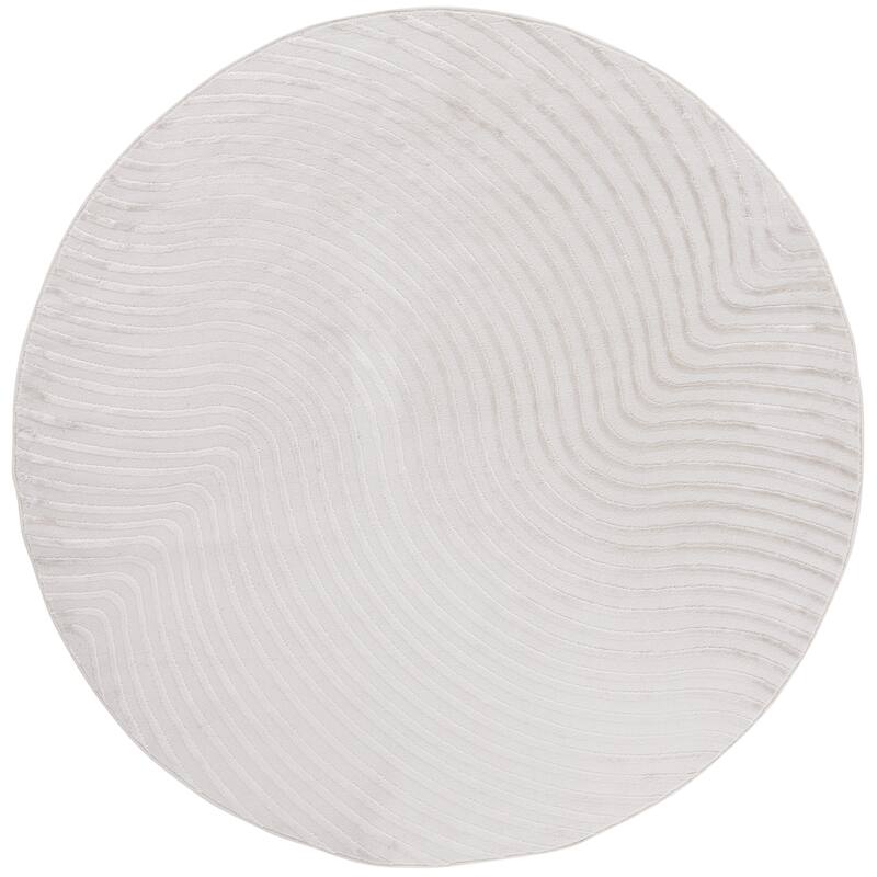 SAFAVIEH Archway Mireia Modern & Contemporary Rug - 6'7" Round - Ivory