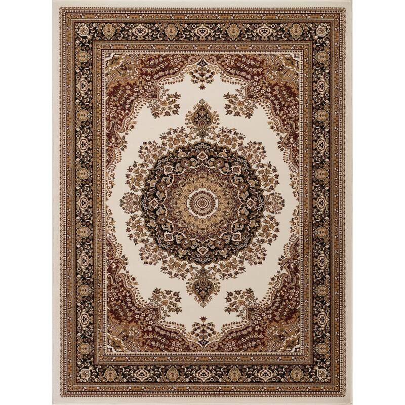 Ivory 2 ft. x 3 ft. Luxury Area Rug, 0.43 Pile Height – Sophisticated Warmth for Any Room - 6' x 7'