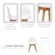 preview thumbnail 41 of 43, Porthos Home Brynn Kids Chair, Plastic Shell With Seat Cushion, Beech Wood Legs