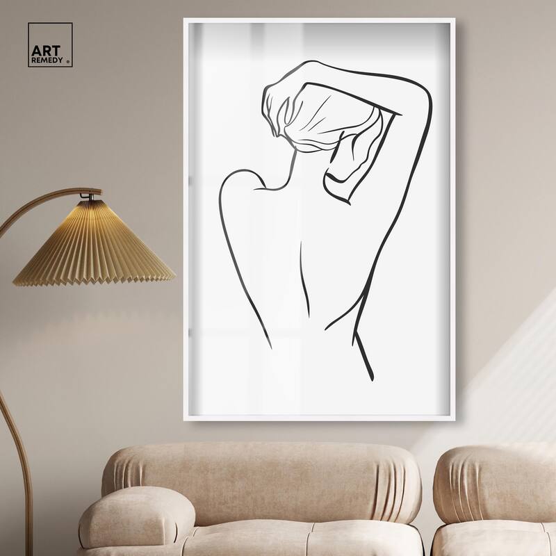 Woman in Contour Shadowbox by Art Remedy