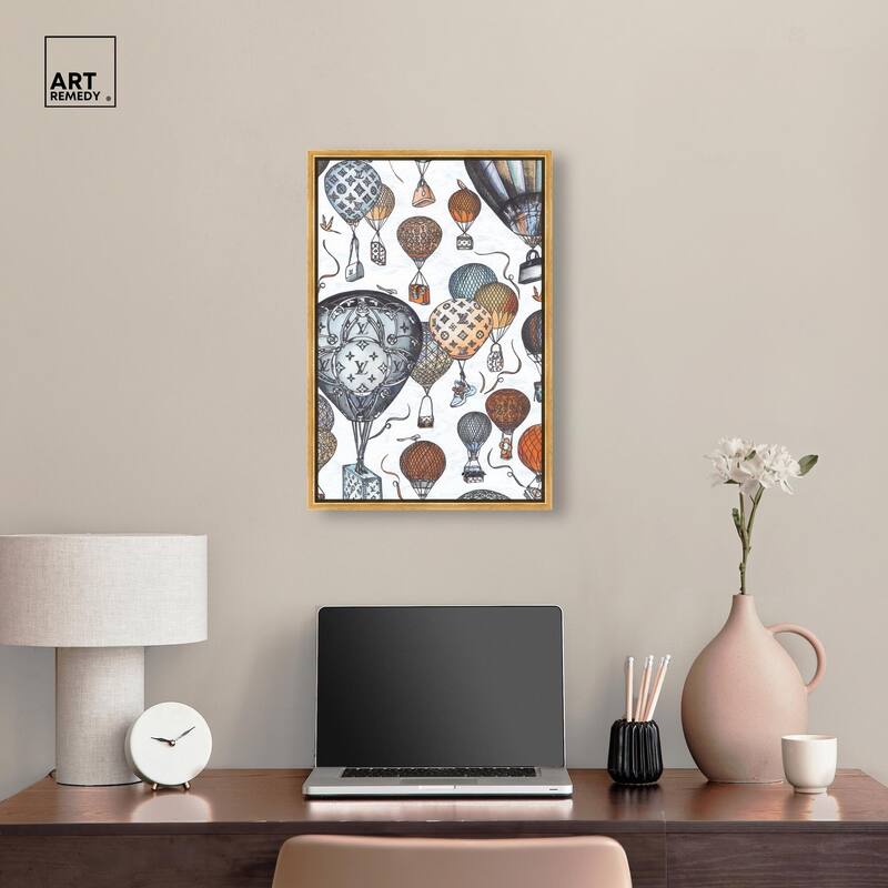Doll Memories - Fashion Balloons Canvas by Art Remedy