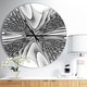 preview thumbnail 1 of 7, Designart 'Fractal 3D Magical Depth' Oversized Modern Wall CLock 23 in. wide x 23 in. high