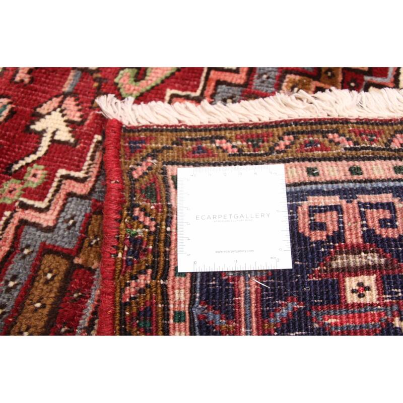 ECARPETGALLERY Hand-knotted Sarabi Dark Red Wool Rug - 8'0 x 11'5
