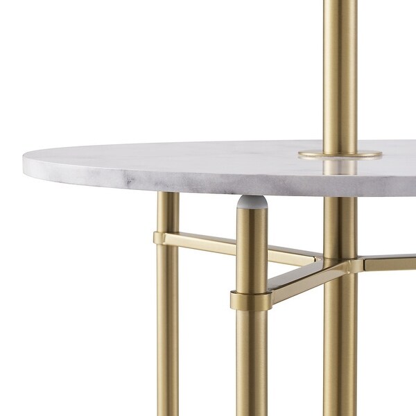 side table with light
