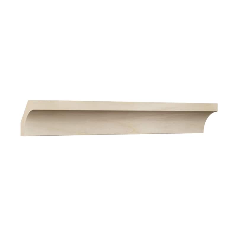 WM86 9/16-in D x 1-5/8-in W x 96-in L Americraft Solid Hardwood Stain Grade Cove Moulding