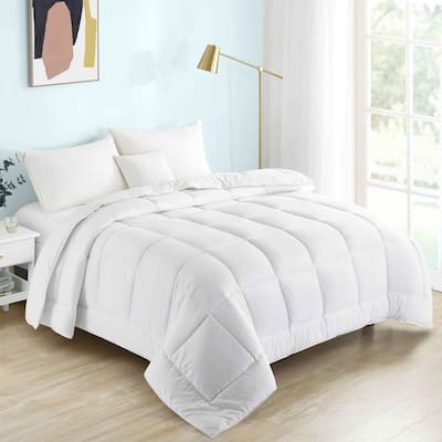 Year Round Down Alternative Duvet Comforter with Jacquard Cover