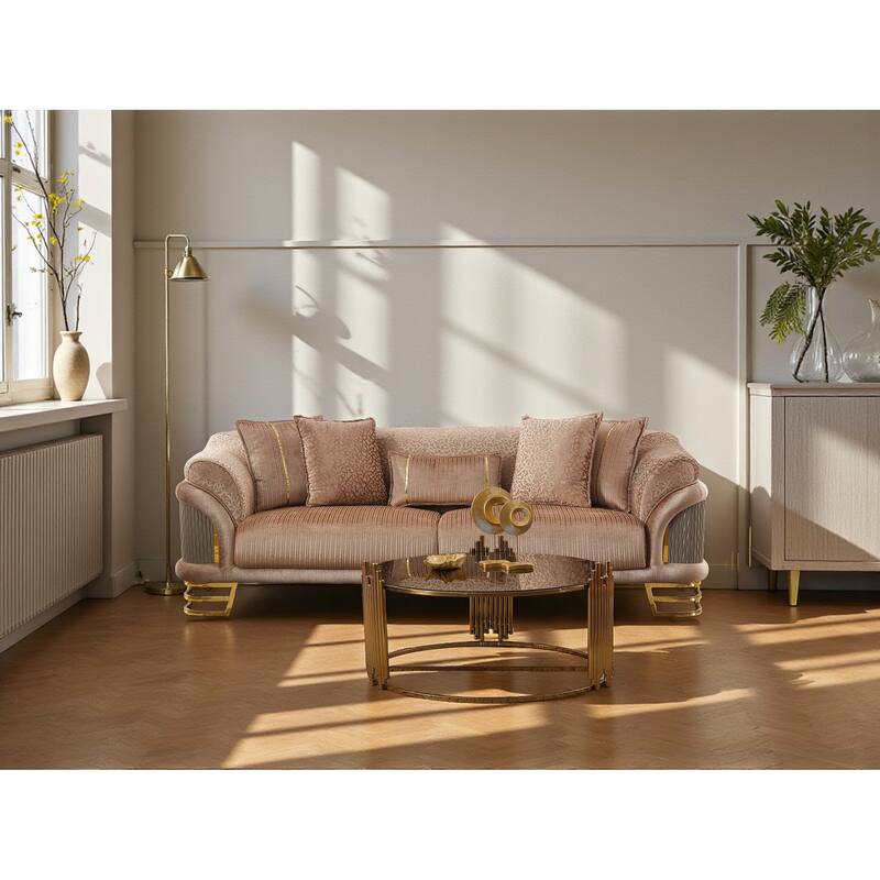 Pureform 3 Pieces Living Room Sets 1 Sofa 2 Chair