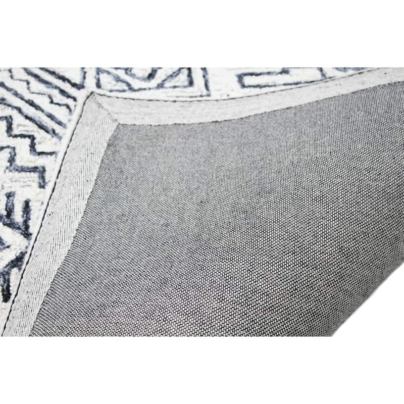 Bashian Norbert Ivory Contemporary Area Rug