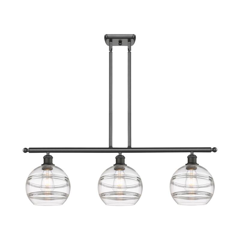 Innovations Lighting 516-3I-10-36 Rochester Linear Rochester 3 Light - Oil Rubbed Bronze / Clear
