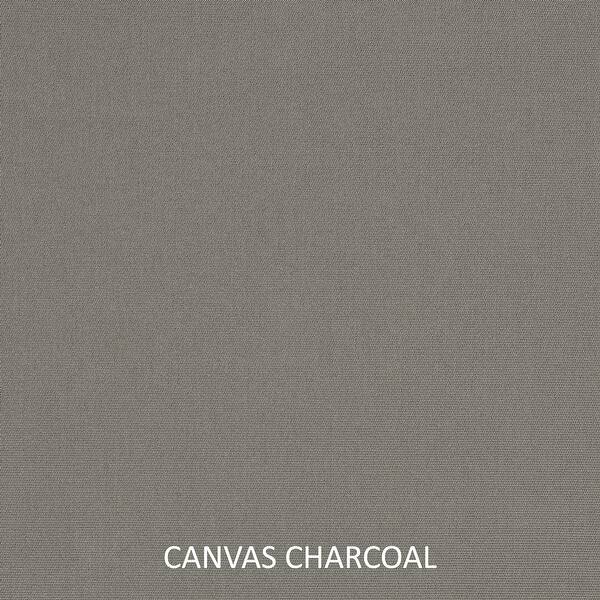 Shop Sunbrella Charcoal Grey Indoor Outdoor Bench Cushion 37 To 48 Corded On Sale Overstock 22006488