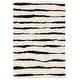 preview thumbnail 24 of 70, SAFAVIEH Venus Shag Moeidur 1.75-inch Thick Rug 5'3" x 7'6" - Ivory/Black - Rectangle