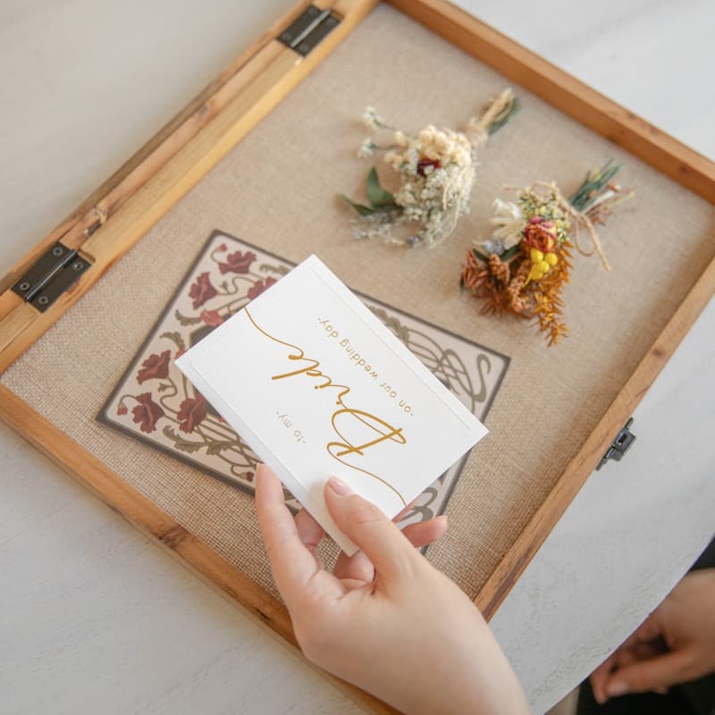 Solid Pine Shadow Display Case with Linen Liner