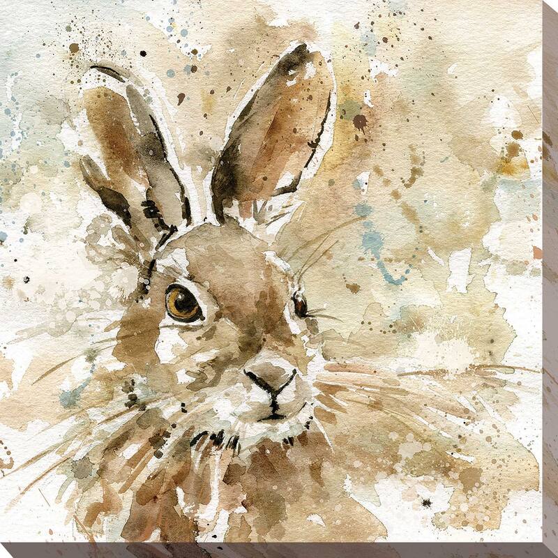 "Hare In Spring" by Carol Robinson Print on Canvas