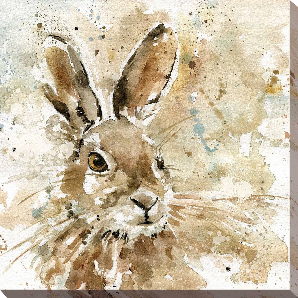 "Hare In Spring" by Carol Robinson Print on Canvas
