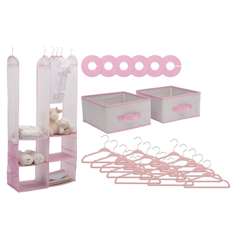 Delta Children 24-Piece Nursery Storage Set