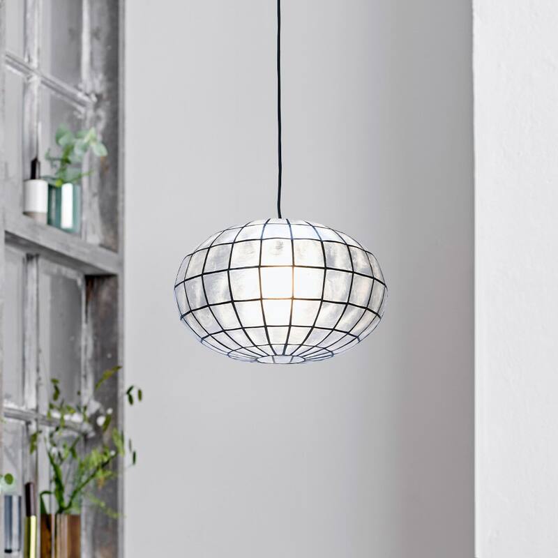 Capiz Ceiling Light