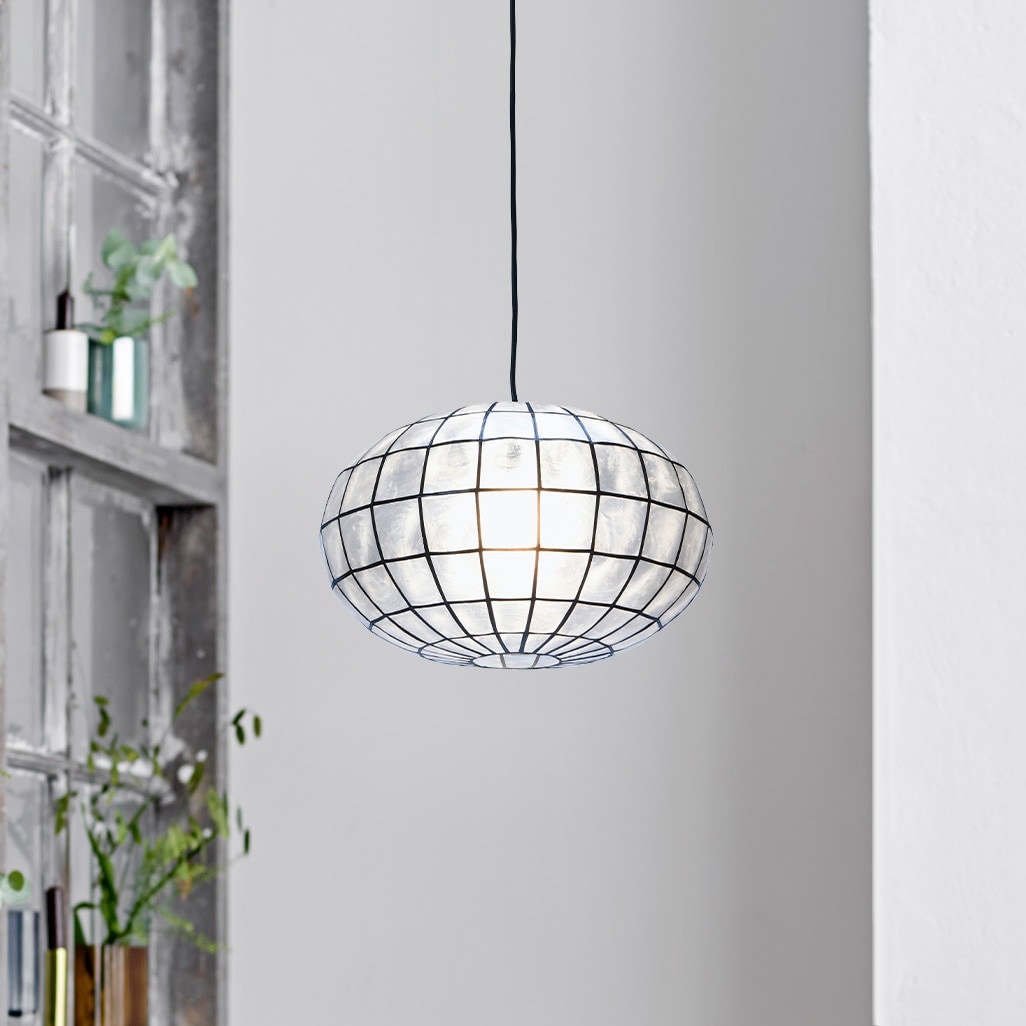Capiz Ceiling Light