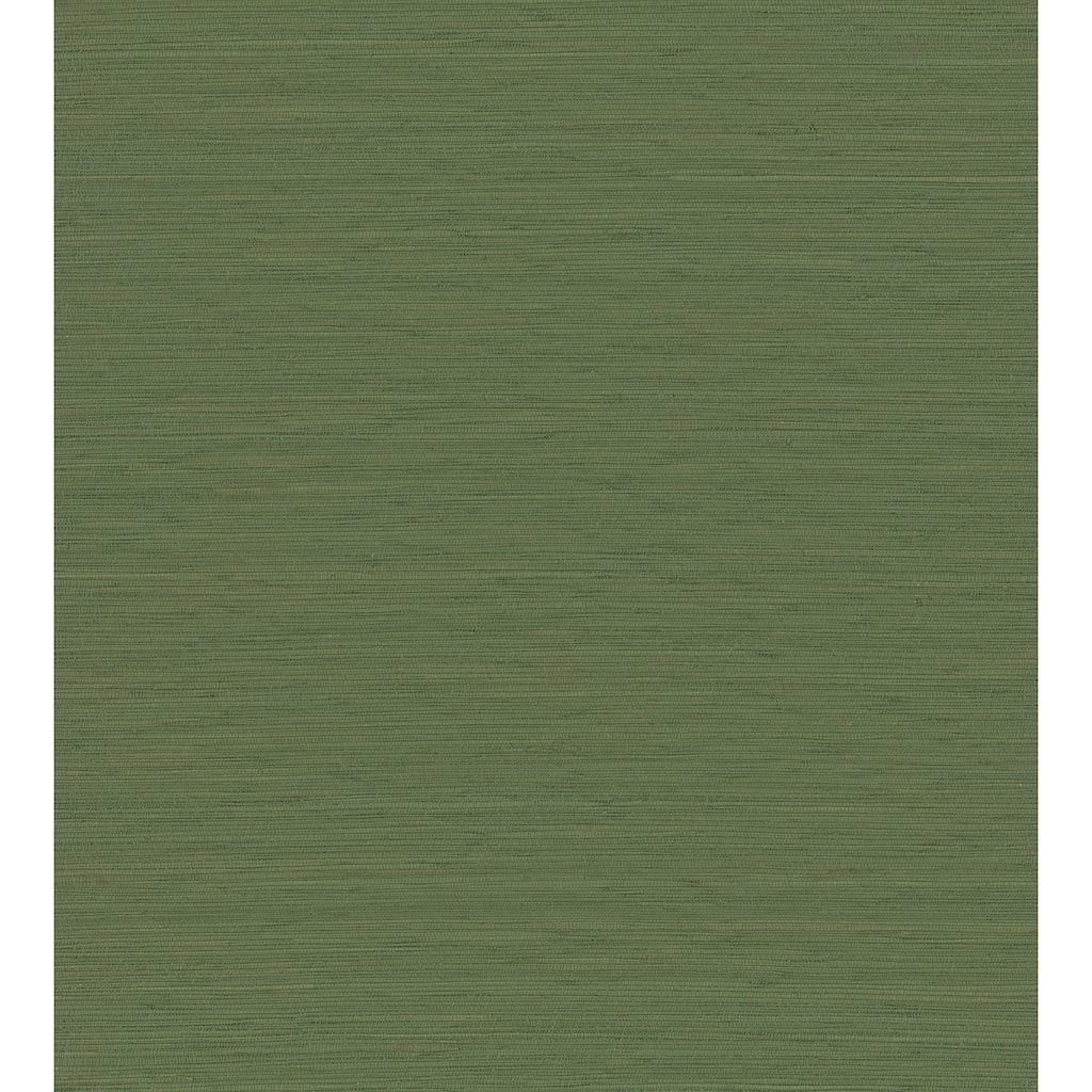 A-Street Prints Kira Green Hemp Grasscloth Wallpaper