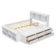 preview thumbnail 6 of 12, American Design Full Bed with Bookcase Headboard, White