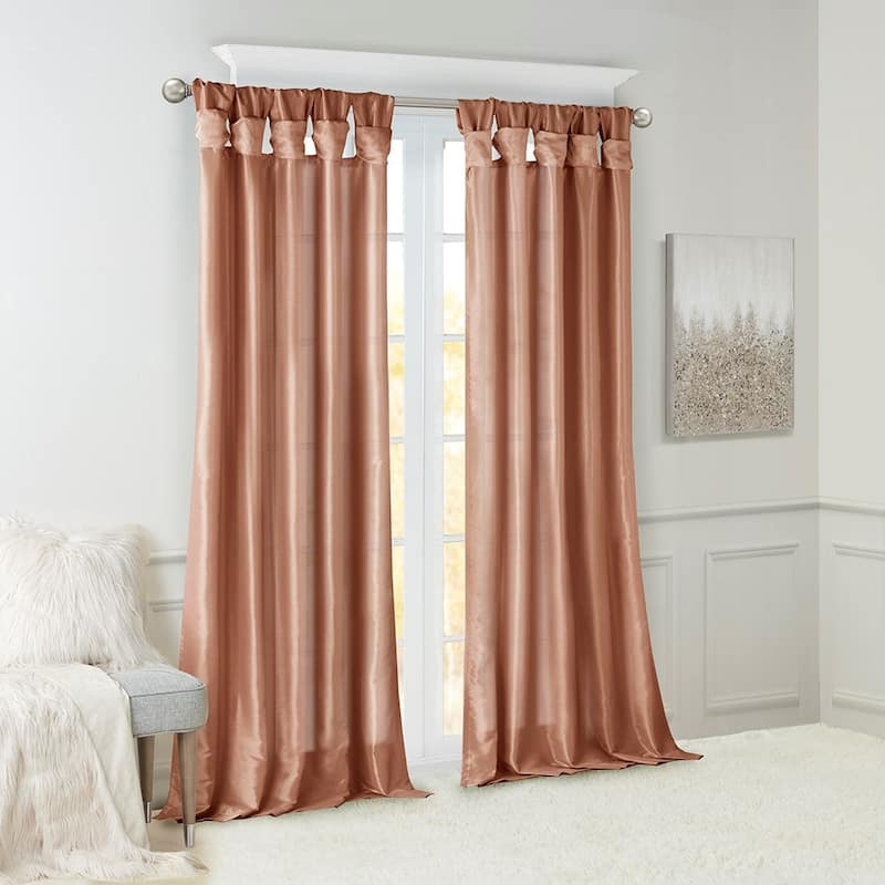 Twist Tab Window Curtain Panel