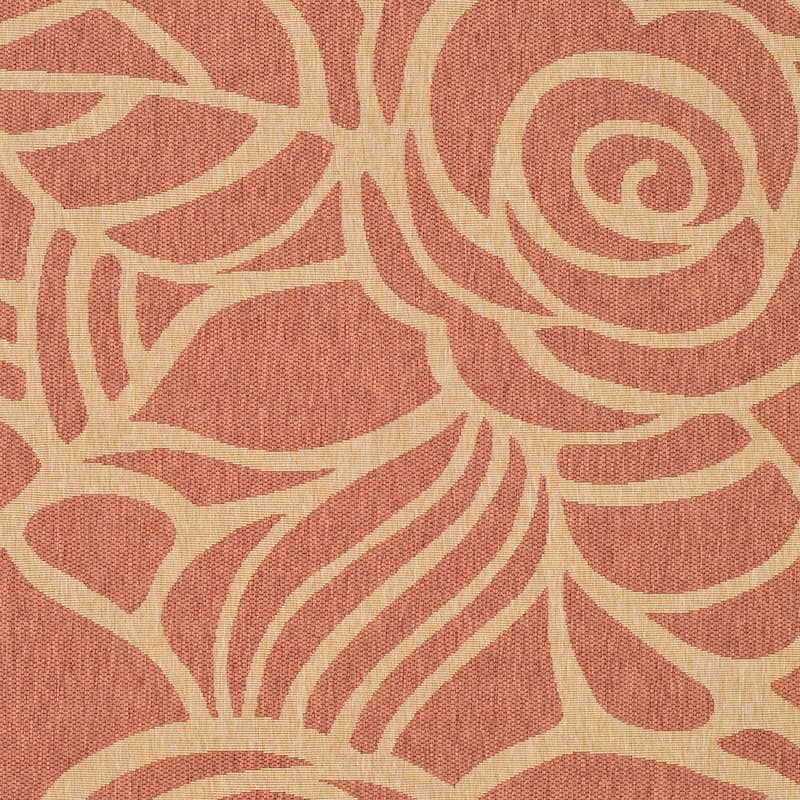 SAFAVIEH Courtyard Lorrayne Floral Geo Indoor/ Outdoor Area Rug