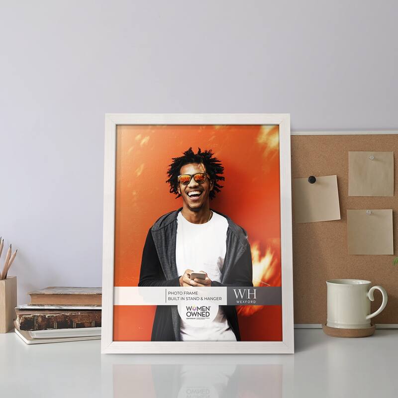 White Barnwood Solid Wood Picture Frame