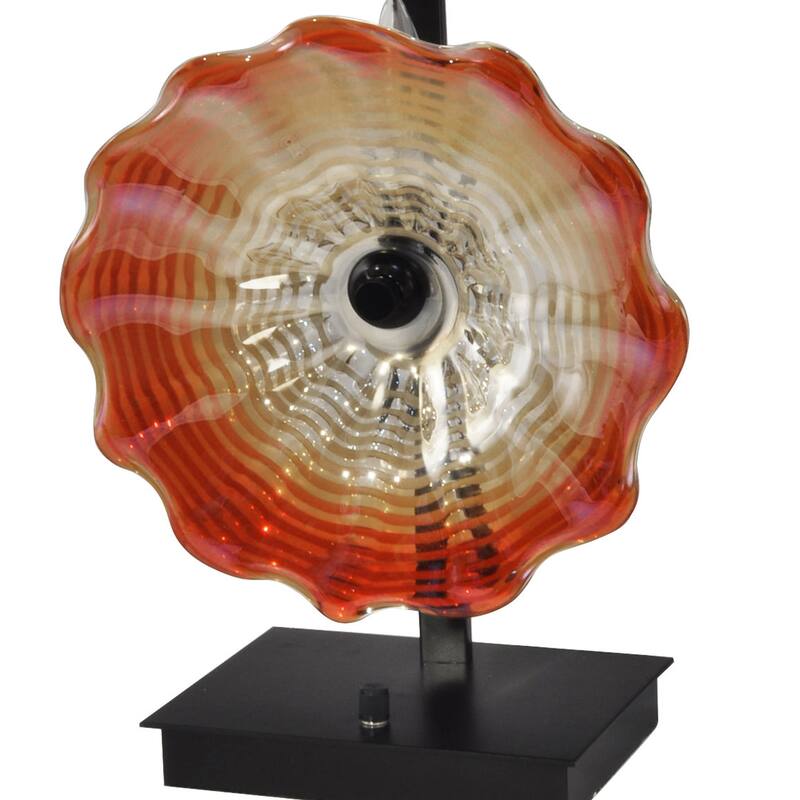 Titan Hand Blown Art Glass Table Lamp