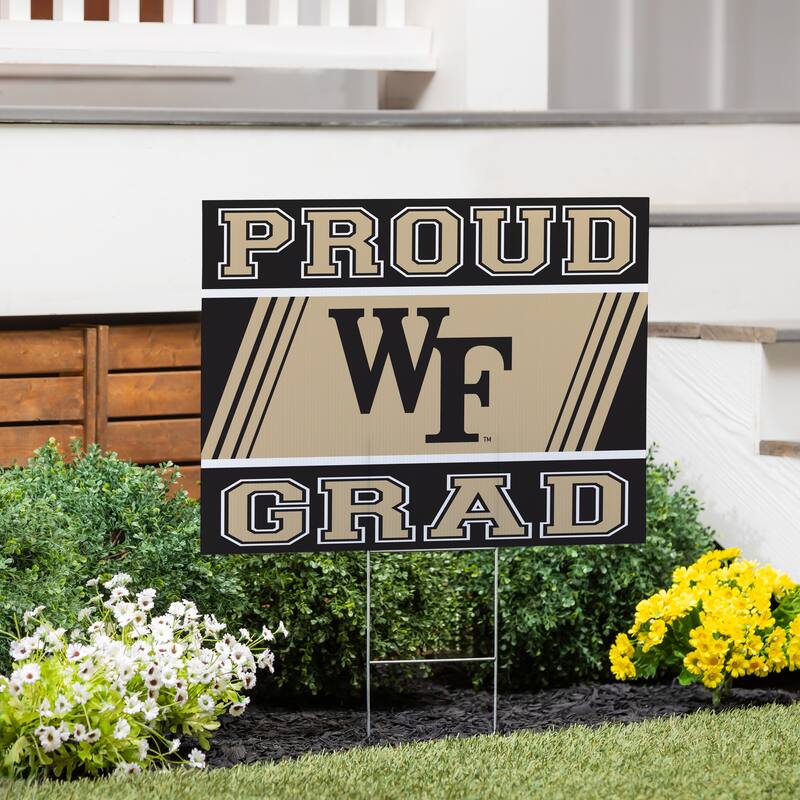 Wake Forest University 24" x 18" Graduation Coroplast Outdoor Yard Sign