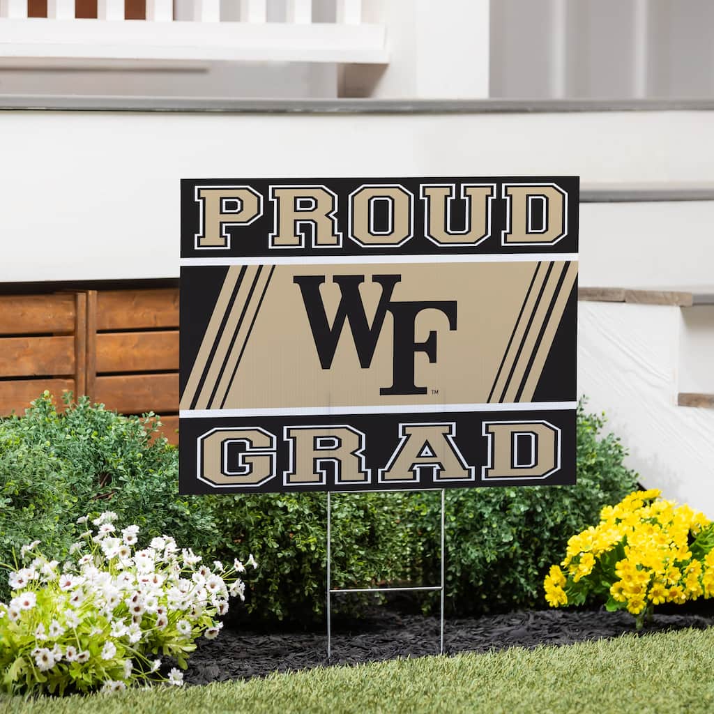 Wake Forest University 24" x 18" Graduation Coroplast Outdoor Yard Sign