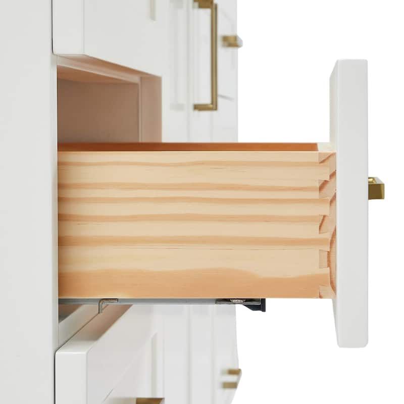 Ariel Q066S-BC Taylor 66" Single Free Standing Vanity Cabinet
