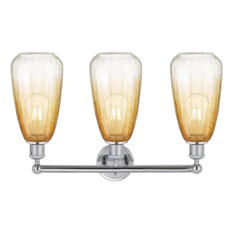 Innovations Lighting Endless Possibilities Edison - Brookhaven Almond - 3 Light 24" Bath Vanity Light