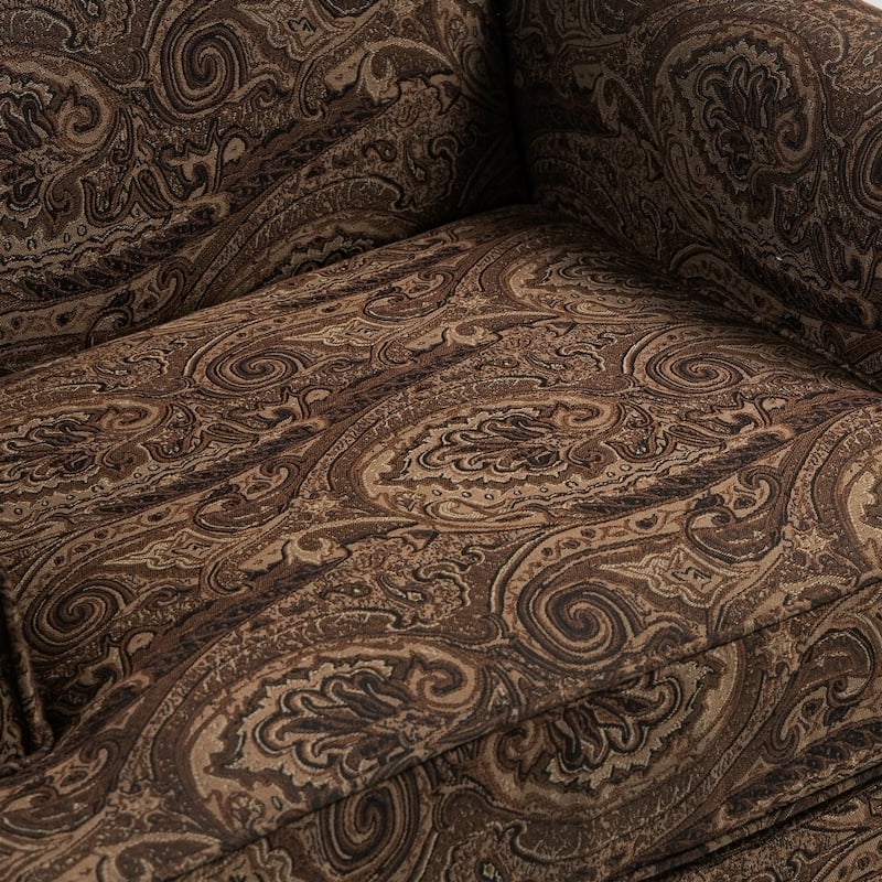 Elegant Living Room Wing Back Arm Chair Upholstered Accent Chair