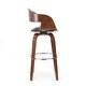 preview thumbnail 7 of 10, Wooden High Swivel Barstool Counter Stool Dining Chair Reception Chair