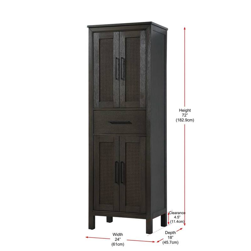 Winslow 16-28 Inch Bath Storage Cabinet