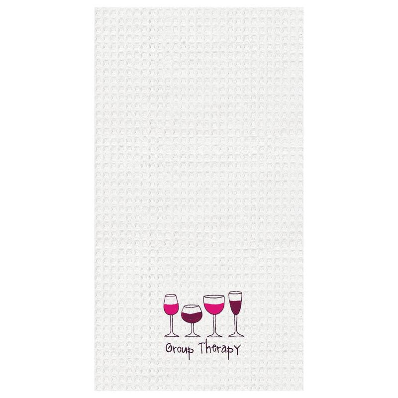 Group Therapy Waffle Weave Cotton Kitchen Towel