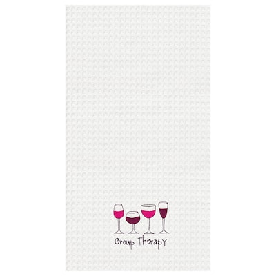 Group Therapy Waffle Weave Cotton Kitchen Towel