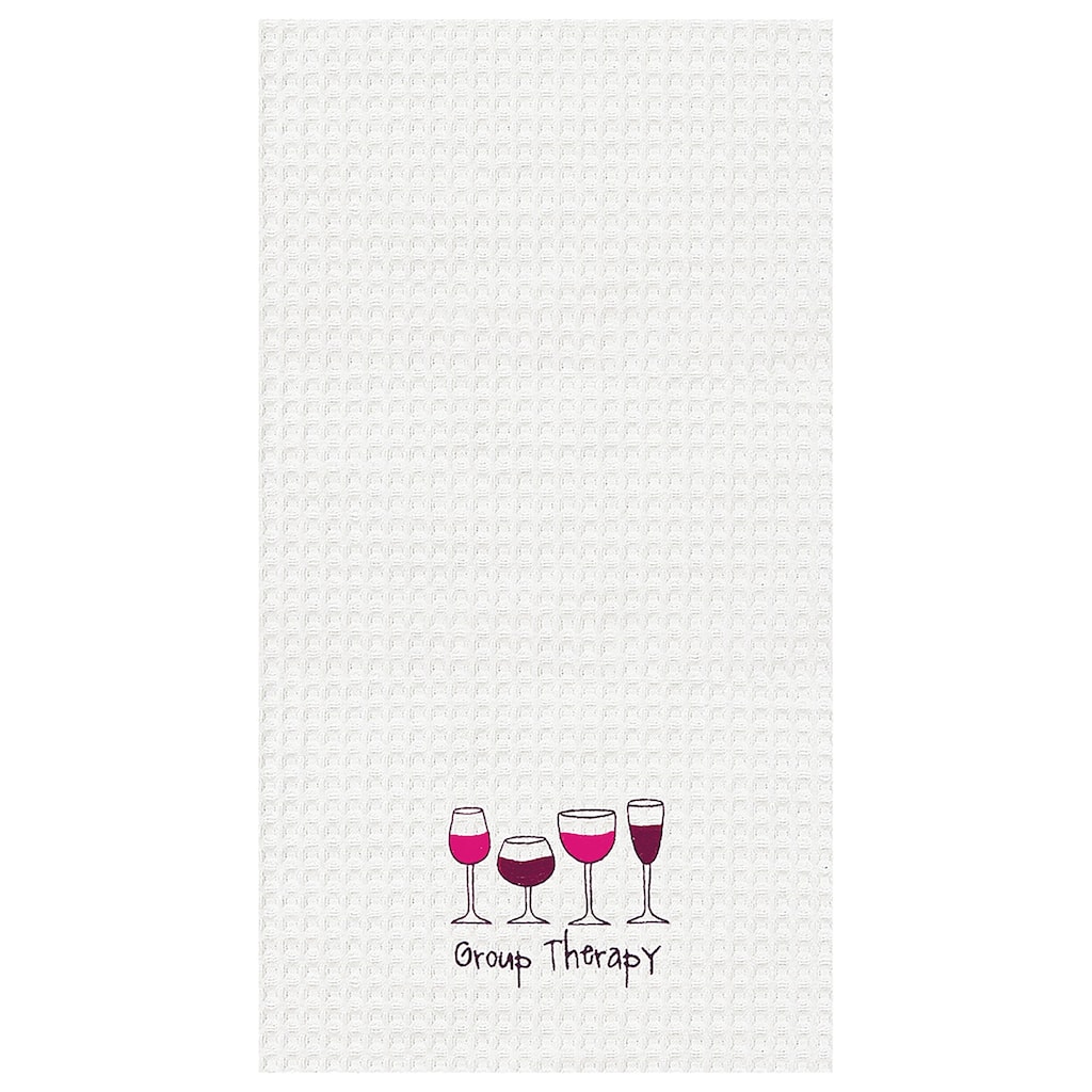 Group Therapy Waffle Weave Cotton Kitchen Towel