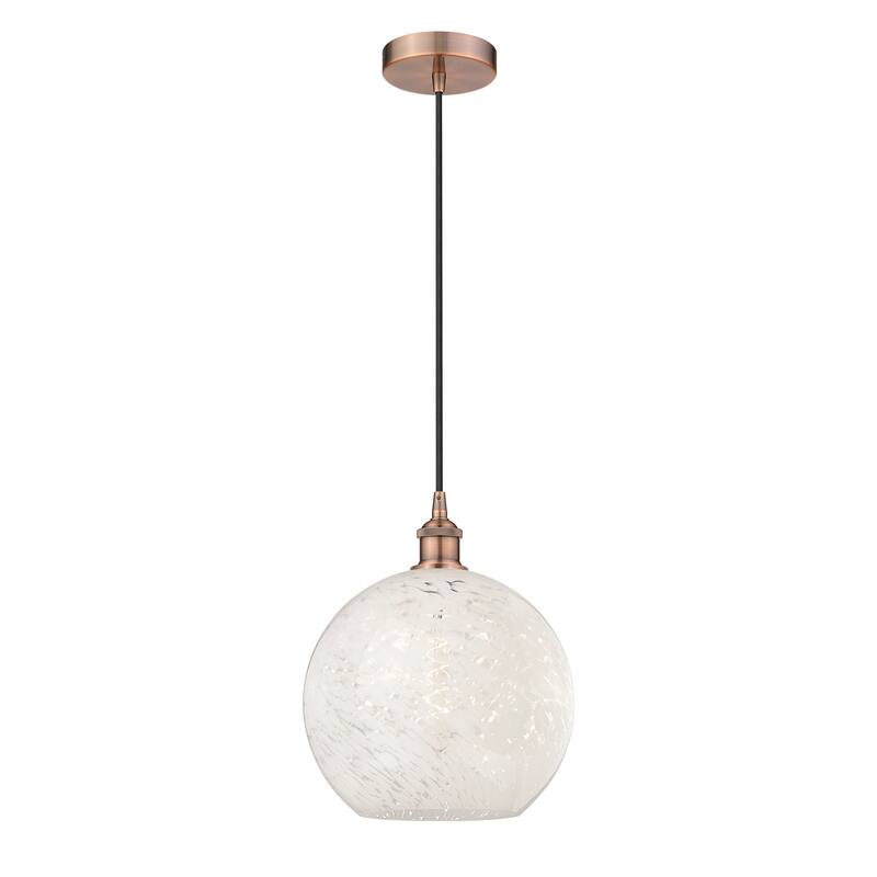 Innovations Lighting 616-1P 14 12 White Mouchette Pendant White