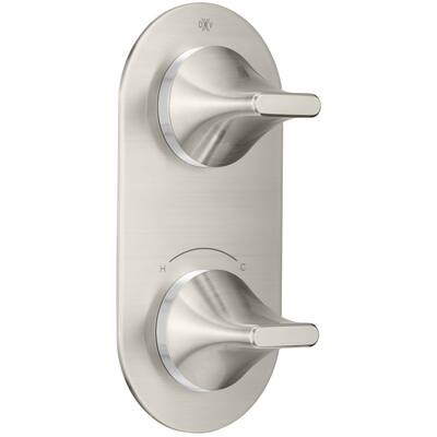 DXV DXV Modulus Dual Function Thermostatic Valve Trim Only with Double